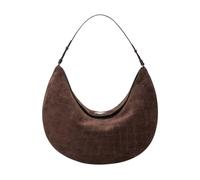 Jacquemus - Le Calisso Rond Sac Bandoulière en Daim - Femme - Sacs - Brun - Taille: ONE Size