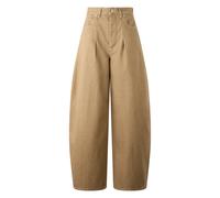 Jacquemus - Le De-Nîmes Ovalo Jeans - Femme - Jeans - Beige - Taille: W26