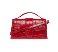 Jacquemus - Le Grand Bambino Sac à Main en Cuir - Femme - Sacs - Rouge - Taille: ONE Size