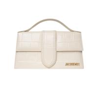 Jacquemus - Le Grand Bambino Suede Bag - Femme - Sacs - Blanc - Taille: ONE Size