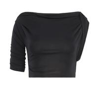 Jacquemus - Le Haut Drapeado - Femme - Tops - Noir - Taille: 40 FR