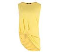 Jacquemus, Femme, Tops, Jaune, Taille: 40 FR Haut Jaune Sans Manches Drapé