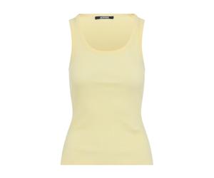 Jacquemus - Le Marcel Rond Carre Top - Femme - Tops - Jaune - Taille: 38 FR