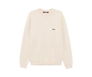 Jacquemus - Le sweatshirt Gros Grain - Homme - Sweatshirts et sweats à capuche - Beige - Taille: L