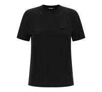 Jacquemus - Le T-shirt Gros-Grain - Femme - Tops - Noir - Taille: 44 FR