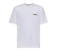 JACQUEMUS T-shirt Gros Grain en coton unisexe - Blanc / Gris - XL