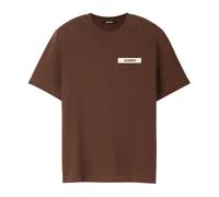 Jacquemus - Le T-shirt Gros Grain - Homme - Tops - Brun - Taille: S