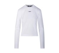 Jacquemus - Le T-shirt Gros Grain ML - Femme - Tops - Blanc - Taille: 42 FR