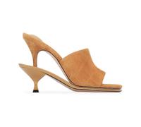 Jacquemus - Les Doubles Mules - Femme - Chaussures - Brun - Taille: 38 EU