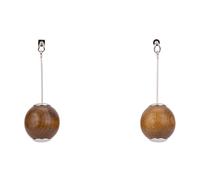 Jacquemus, Femme, Accessoires, Brun, Taille: ONE Size Les Grandes Boucles Nodo