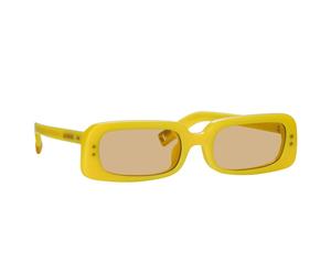 Jacquemus - Lunettes Azzuro Authentiques Qualité Premium - unisex - Accessoires - Jaune - Taille: 53 MM