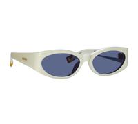 Jacquemus, Femme, Accessoires, Beige, Taille: ONE Size Ovalo Lunettes de soleil