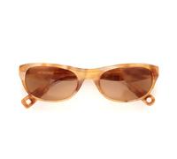 Jacquemus - Lunettes de Soleil Rondes Beige avec Verres Tabac - Femme - Accessoires - Brun - Taille: ONE Size