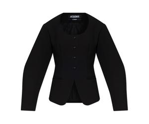 Jacquemus - Ovalo Blazer - Femme - Vestes - Noir - Taille: 32 FR
