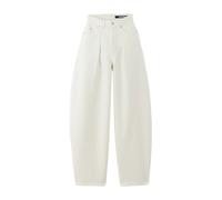 Jacquemus - Ovalo de-Nîmes Jeans - Femme - Jeans - Blanc - Taille: W25