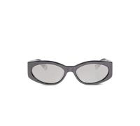 Jacquemus - Lunettes de soleil Ovalo - Femme - Accessoires - Gris - Taille: ONE Size
