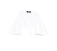 Jacquemus - Paysan Wrap Top - Femme - Blouses et Chemises - Blanc - Taille: 38 FR