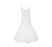 Jacquemus - Robe Blanche Sans Manches à Col Carré - Femme - Robes - Blanc - Taille: 36 FR