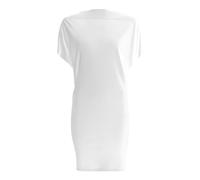 Jacquemus - Robe courte drapée à dos nu - Femme - Robes - Blanc - Taille: 38 FR