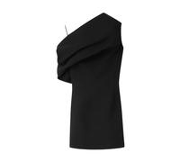 Jacquemus - Robe Courte Noire avec Détail Poisson - Femme - Robes - Noir - Taille: 38 FR