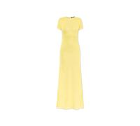 Jacquemus - Robe Maxi à Manches Courtes - Femme - Robes - Jaune - Taille: 38 FR