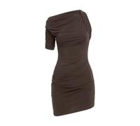 Jacquemus - Robe Mini Drapeado - Femme - Robes - Brun - Taille: 36 FR