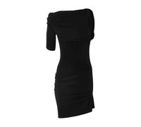 Jacquemus - Robe Mini Noire Drapée - Femme - Robes - Noir - Taille: 36 FR