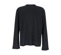 Jacquemus - Rond Carré Long-Sleeve T-Shirt - Homme - Tops - Noir - Taille: M