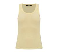 Jacquemus - Rond Carré Tank Top - Femme - Tops - Jaune - Taille: 40 FR