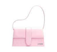 Jacquemus - Sac à bandoulière structuré en cuir - Femme - Sacs - Rose - Taille: ONE Size