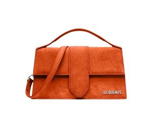Jacquemus - Sac à Main en Cuir Terracotta - Femme - Sacs - Orange - Taille: ONE Size