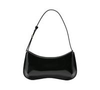 Jacquemus - Sac Bandoulière Cuir Noir Silhouette Courbée - Femme - Sacs - Noir - Taille: ONE Size