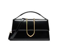 Jacquemus - Sac Bandoulière en Cuir Noir - Femme - Sacs - Noir - Taille: ONE Size