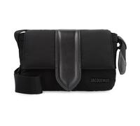 Jacquemus - Sac Messenger en Nylon avec Détails en Cuir - Homme - Sacs - Noir - Taille: ONE Size