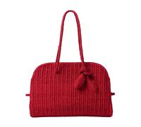 Jacquemus - Sac Turismo en raphia - Femme - Sacs - Rouge - Taille: ONE Size
