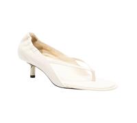 Jacquemus - Sandalia Nu Pieds Natural Logo Talon - Femme - Chaussures - Beige - Taille: 39 EU
