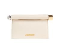 Jacquemus - Small Rond Carré Clutch - Femme - Sacs - Beige - Taille: ONE Size