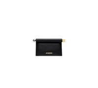 Jacquemus - Small Rond Carré Clutch - Femme - Sacs - Noir - Taille: ONE Size