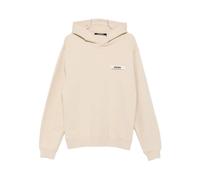 Jacquemus - Sweat à Capuche Beige en Coton avec Logo - Homme - Sweatshirts et sweats à capuche - Beige - Taille: XL