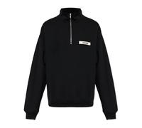 Jacquemus - SweaT-shirt à demi-fermeture éclair - Homme - Sweatshirts et sweats à capuche - Noir - Taille: XS