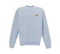 Jacquemus - SweaT-shirt avec logo gros-grain - Homme - Sweatshirts et sweats à capuche - Bleu - Taille: L