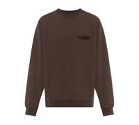 Jacquemus - SweaT-shirt en gros-grain - Homme - Sweatshirts et sweats à capuche - Brun - Taille: XL