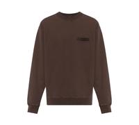 Jacquemus - SweaT-shirt en gros-grain - Homme - Sweatshirts et sweats à capuche - Brun - Taille: XL