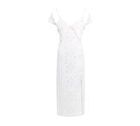 Jacquemus - Sweetheart Lace Midi Dress - Femme - Robes - Blanc - Taille: 40 FR