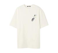Jacquemus - T-shirt Pelle - Homme - Tops - Beige - Taille: XL