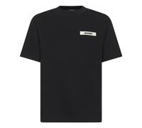 Jacquemus - T-shirt en jersey de coton à motif logo - Homme - Tops - Noir - Taille: XS