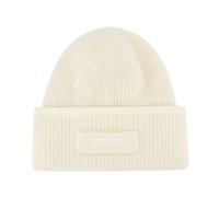 Jacquemus - The Gros Grain Beanie - Femme - Accessoires - Blanc - Taille: ONE Size