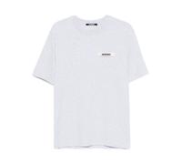 Jacquemus - The Gros Grain T-shirt - Homme - Tops - Gris - Taille: S
