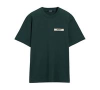 Jacquemus - The Gros Grain T-Shirt - Homme - Tops - Vert - Taille: L
