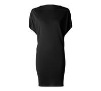 Jacquemus - The Mistral Short-Sleeve Dress - Femme - Robes - Noir - Taille: 40 FR